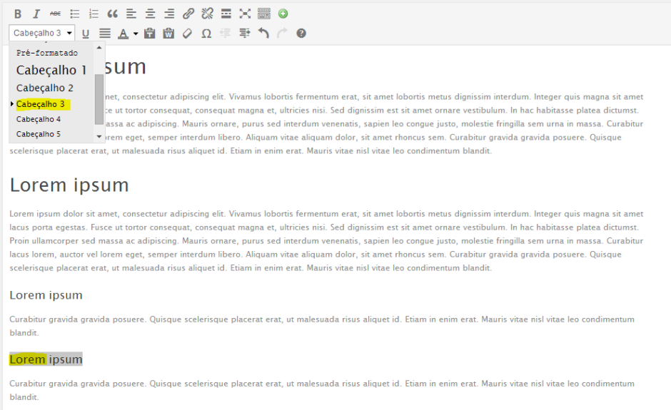 Como utilizar o editor de texto do WordPress Como utilizar o editor de texto do WordPress